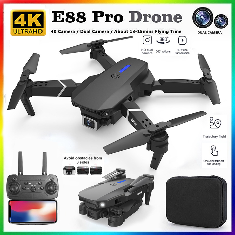 Drone Kit With Camera - 2026 NEU E88 Professionelle HD 4K