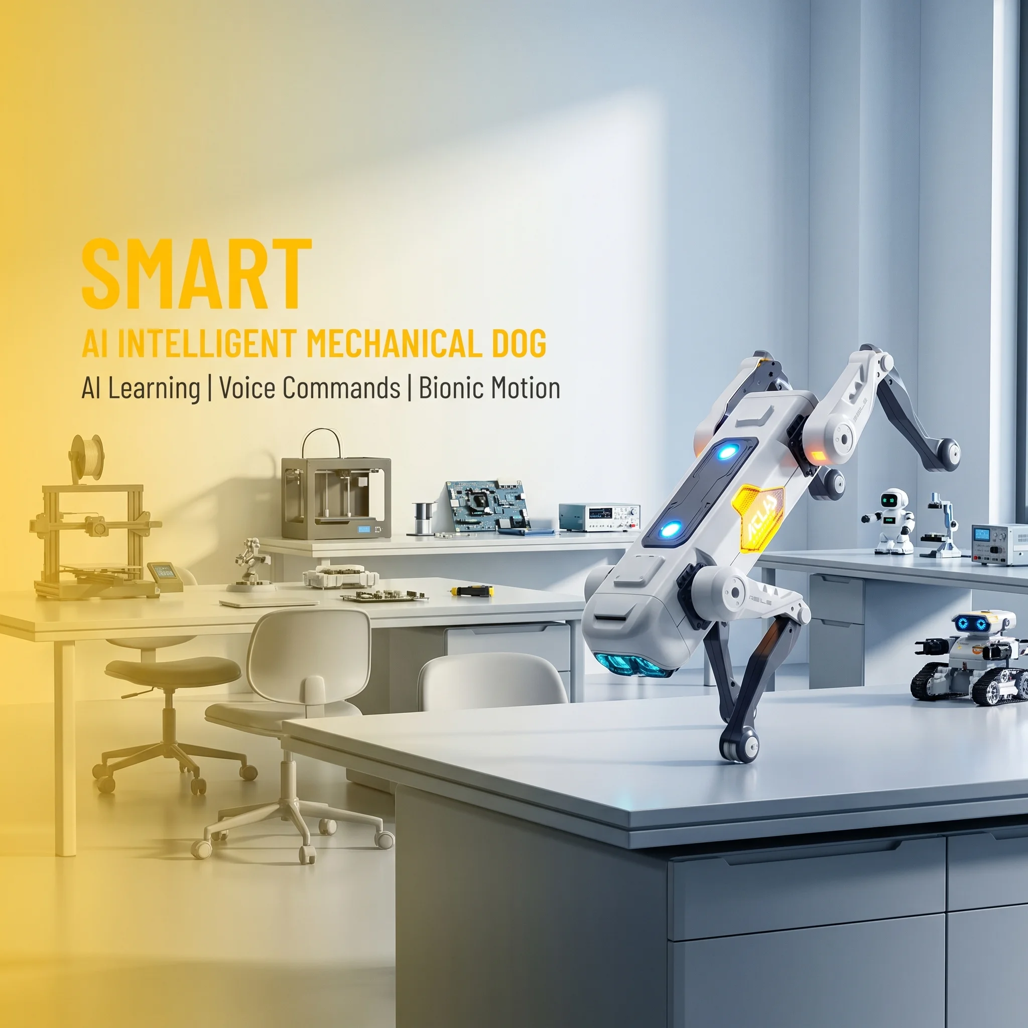 KI-Smart-Roboterhund, Sprach-  – Drone Kit With Camera Bewertung und Preis